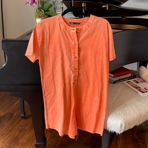 Zara orange romper